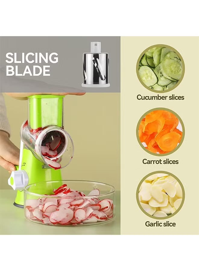 Rotary Vegetable Grater & Cutter - Multi-Function, 0.64kg
